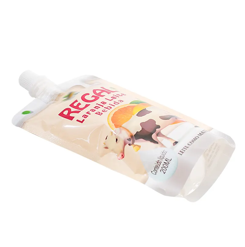 Customized beverage stand up spout bag (5)