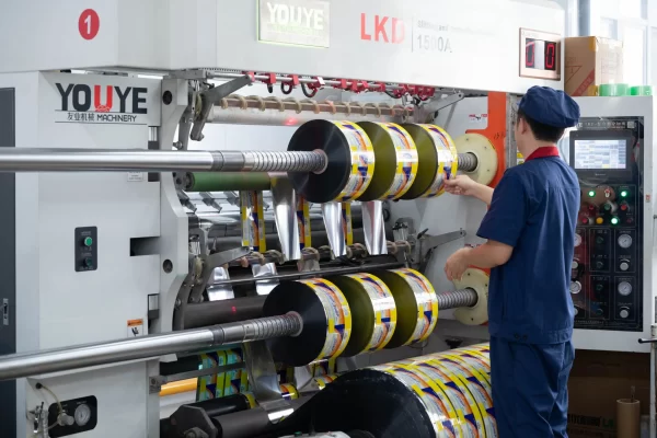 procédé de fabrication de rouleaux de film d'emballage