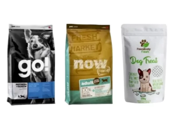 common pet food flexible packaging types and applications