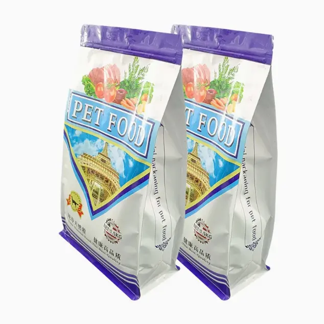 eight-side seal bags for pet food