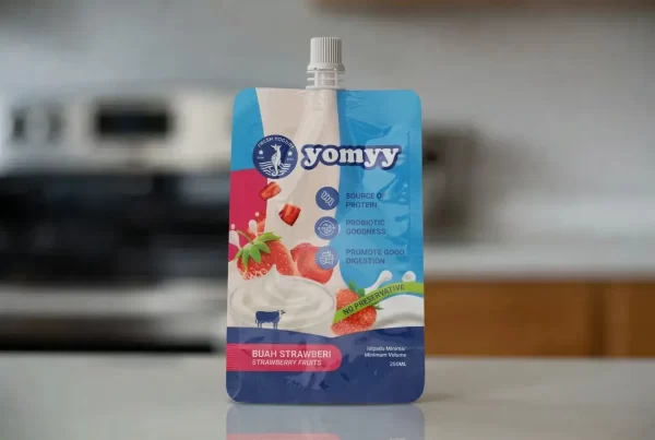 opaque yogurt spout pouch