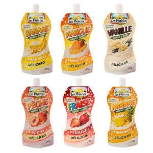 フルーツ風味の飲料用スプートパウチ包装(1)