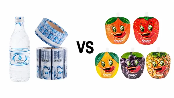 beverage packaging solution spout pouch vs bottle label