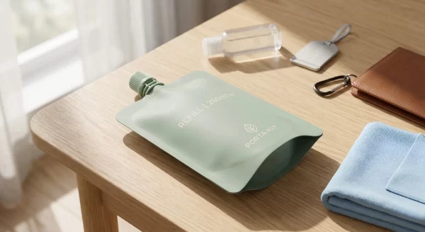 travel-side spout pouch