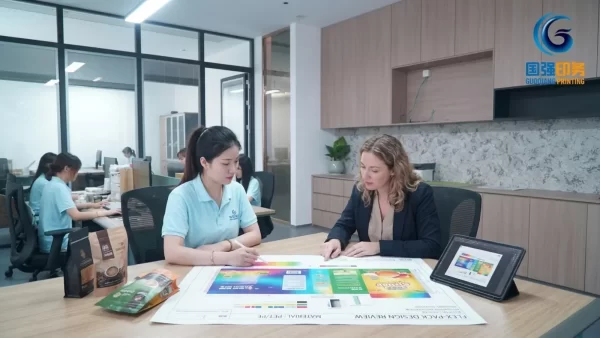communication with clients on flexible packaging layout
