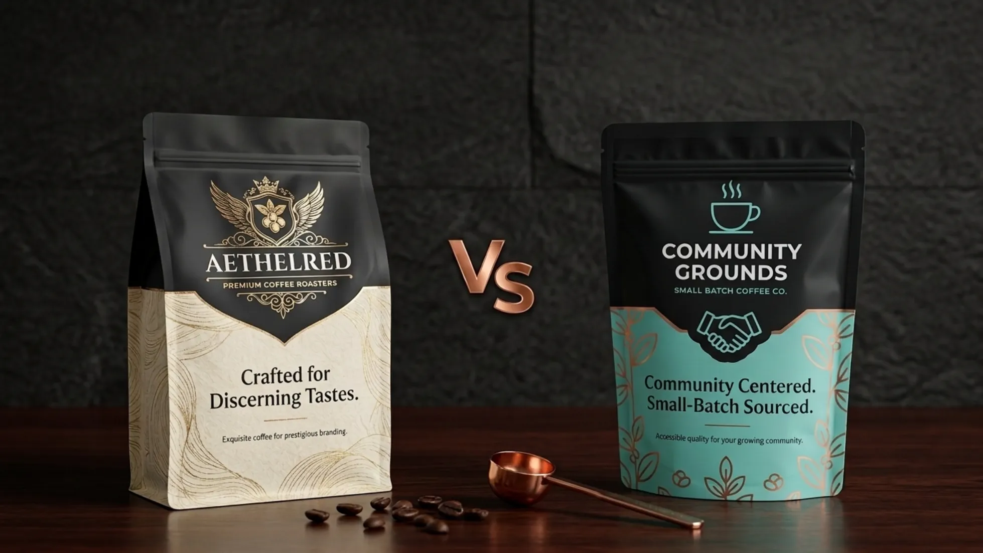 stand up pouch vs flat bottom pouch - coffee packaging
