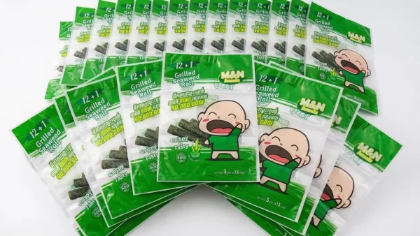3 side seal bags for snack packaging