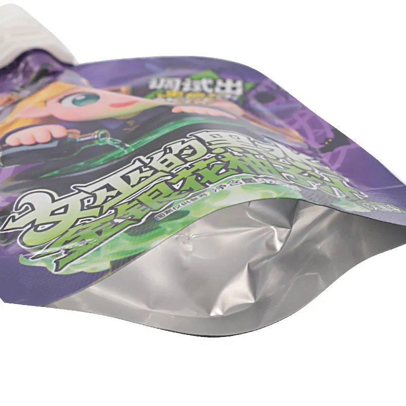 custom beverage spout pouch with hanging hole 5