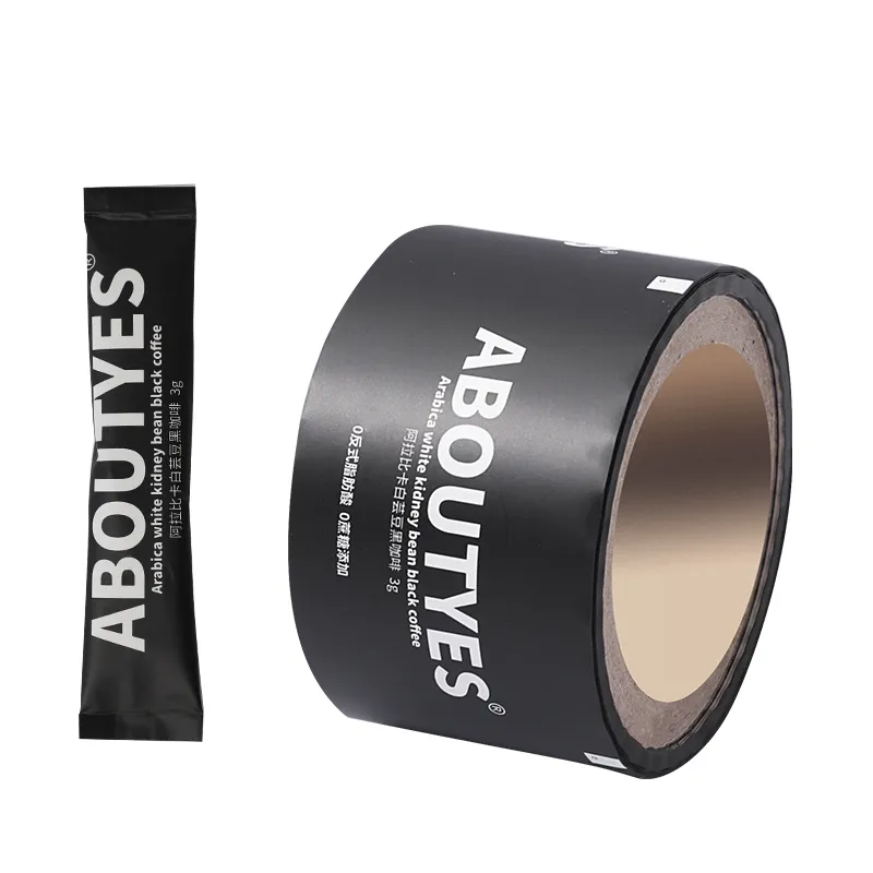 custom coffee packaging film roll stick pack3
