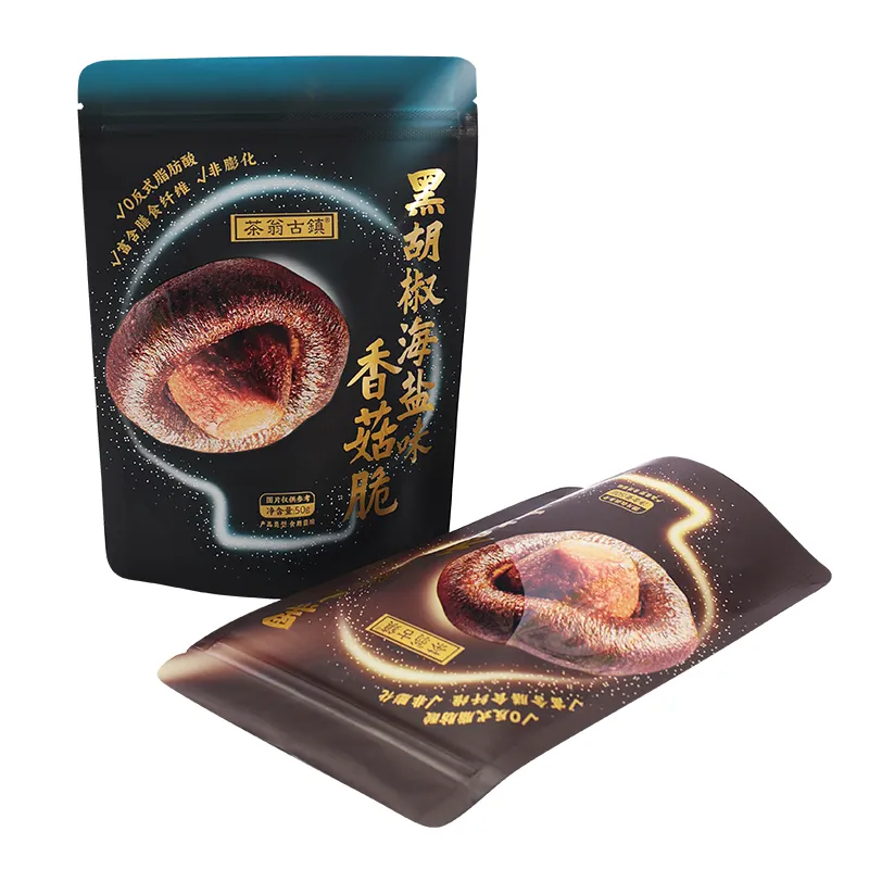 custom matte snack stand up pouch6