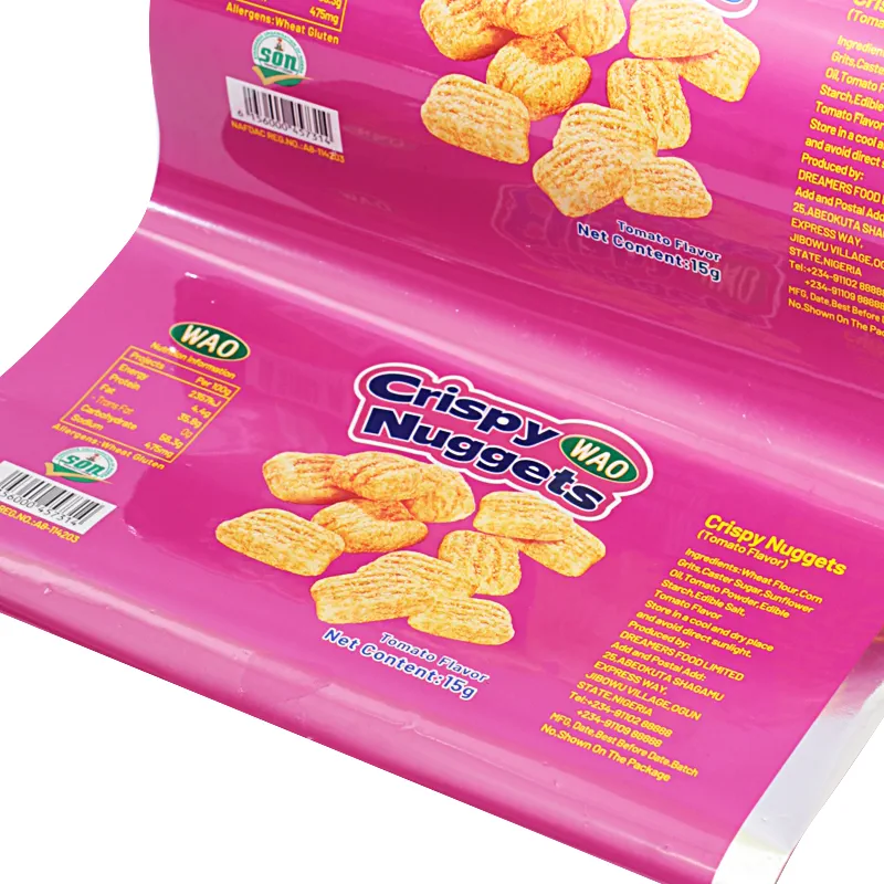 custom puffed food packaging film 6