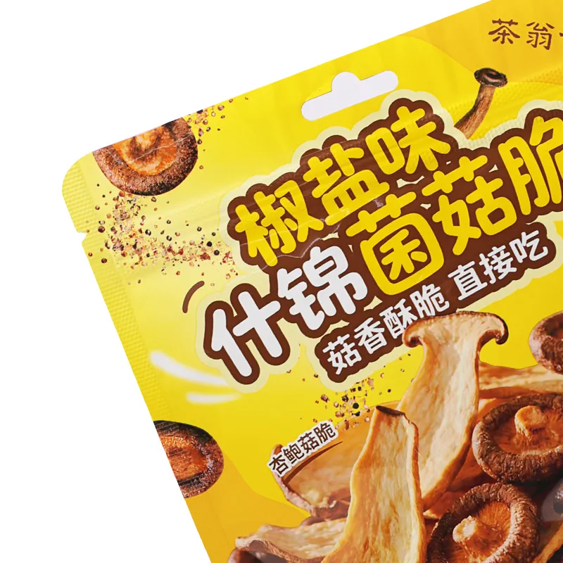 custom snack stand up pouch factory1