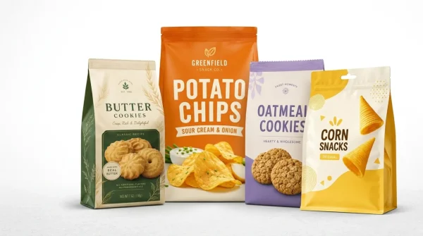 flat-bottom pouch - snack packaging