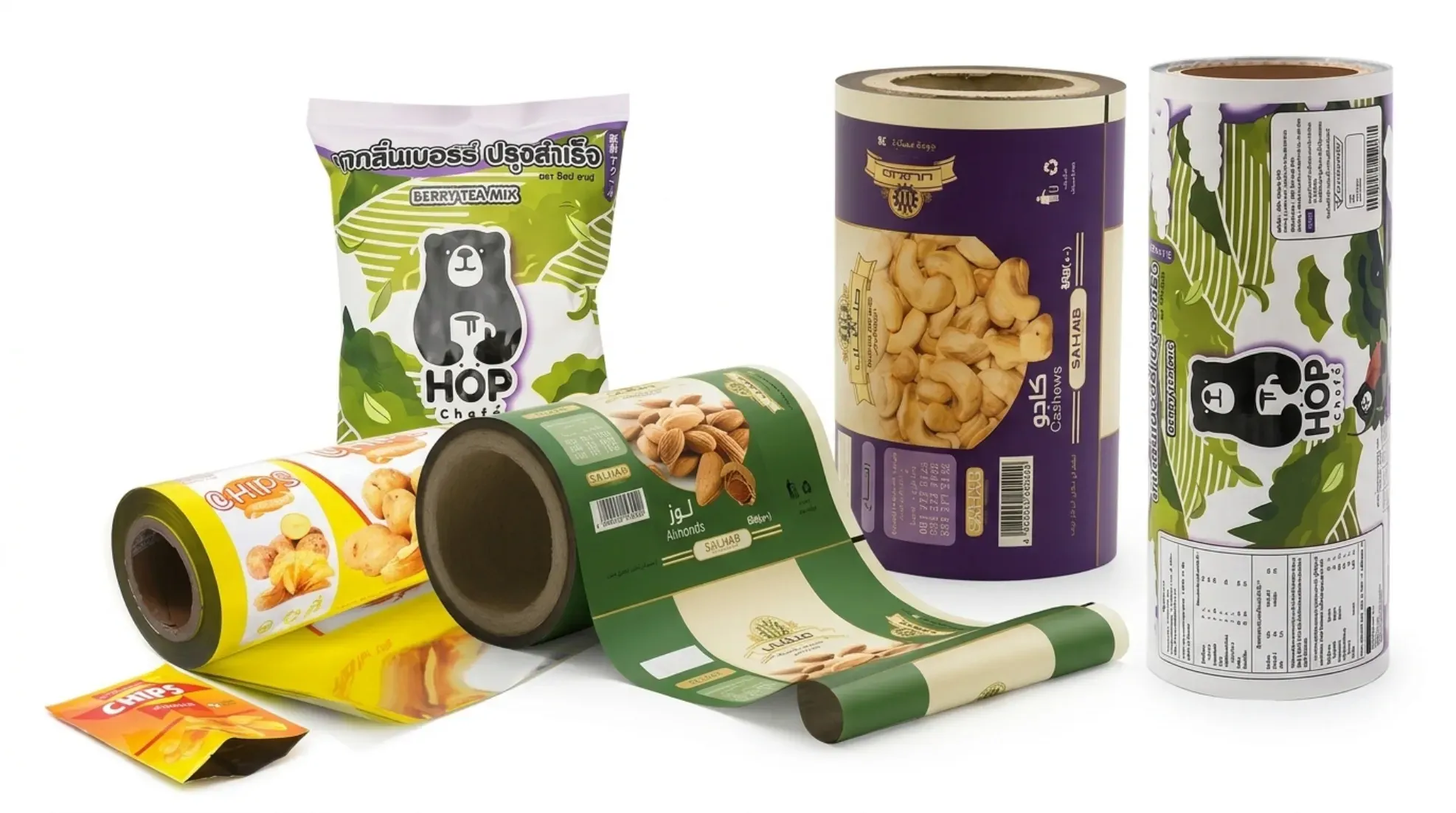 packaging roll film - snack packaging