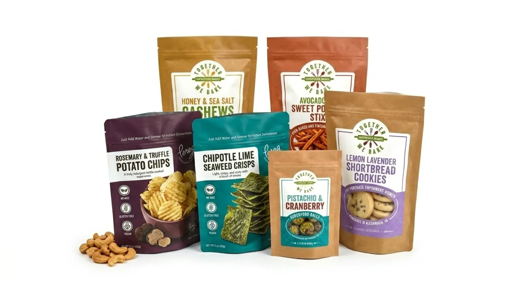 stand up pouch - sncak packaging